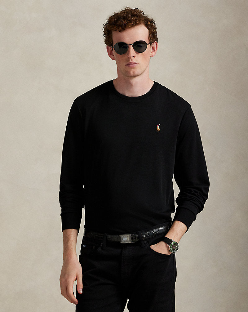 Custom Slim Fit Soft Cotton T-Shirt Black